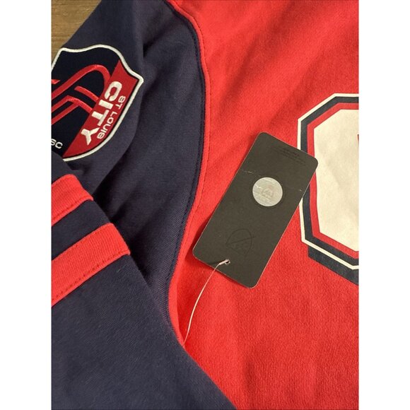 ST. LOUIS CITY SC MITCHELL & NESS MLS CREWNECK SWEATSHIRT MENS L NWT - Picture 5 of 7